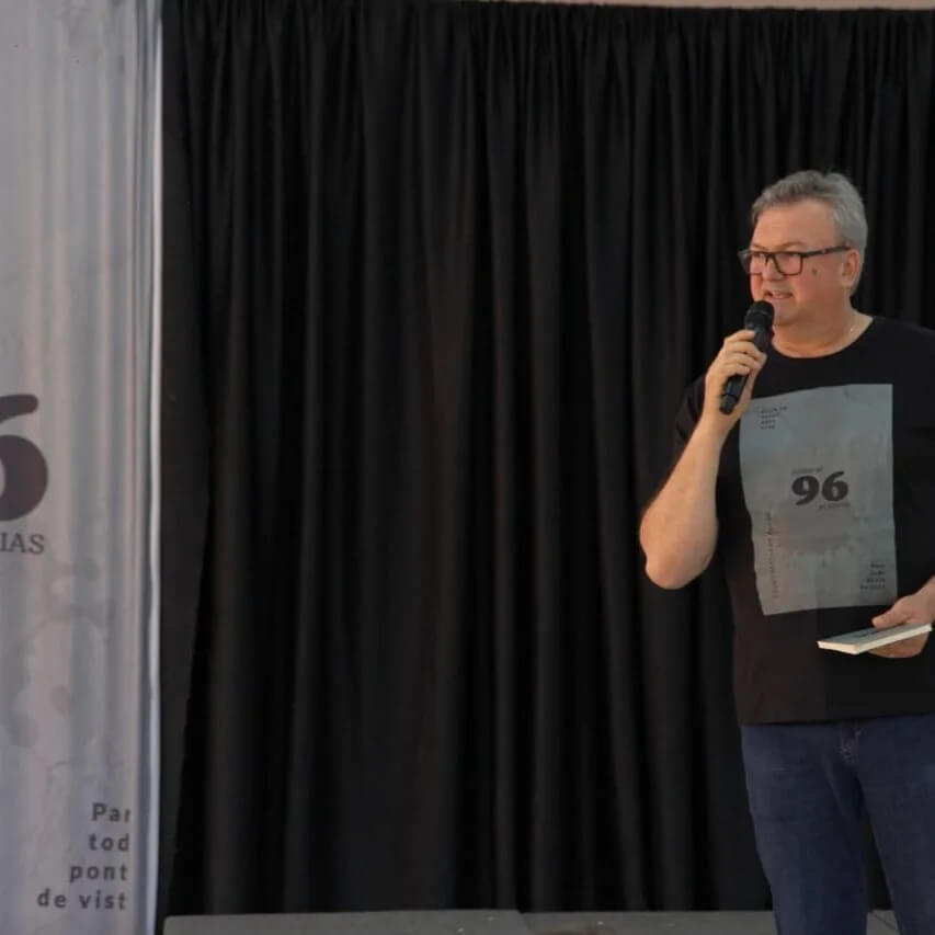 Celso Rocha de Abreu ministrando palestra